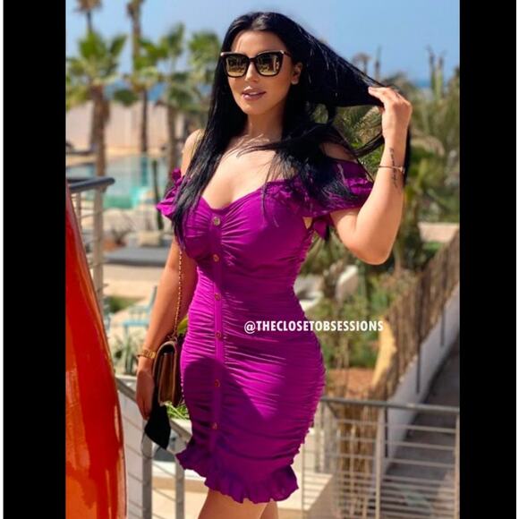 ZARA BLOGGER FAVE!!! Mini Dress with Ruffled Straps NWT - Picture 12 of 16